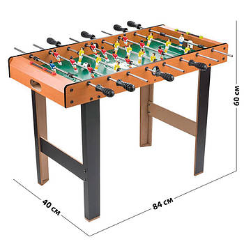 Футбол настільний дерев'яний на ніжках та штангах 1090