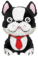 Фольгована фігурна куля "Французький бульдог чорний. Розмір: 31 ⁇ /80 см x 38 ⁇ /96 см Пр-во: FlexMetal (Іспанія)