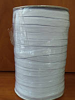 Резинка швейная моток ширина 1 см 100 ярдов ( 91 м ) белая плотная