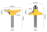 Комплект фрез 9461 по дереву для сращивания обвязки пара 2 штуки
