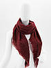 Шаль -Хустка Зимова M&JJ Бордо 140х140х220 см (8483), фото 2