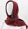 Шаль -Хустка Зимова M&JJ Бордо 140х140х220 см (8483), фото 4