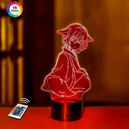 3D світильник нічник з пультом "Томое" 3DTOYSLAMP