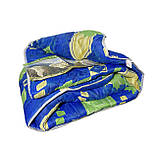 Ковдра (оптом) зимова тепла на овчині двоспальна 175х210 тканина полікотон, фото 6