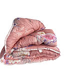 Ковдра (оптом) зимова тепла на овчині двоспальна 175х210 тканина полікотон, фото 5