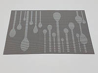 Серветка сет ПВХ підставка під тарілку підкладка Сервірувальний килимок для столу Ложка 30*45 cm IKA SHOP