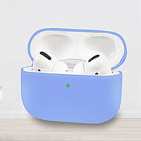 Силиконовый чехол для наушников AirPods Pro CASPTM голубой