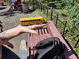 Модель автомобіля School bus 1:64. Іграшкова машинка Шкільний автобус. Металева інерційна машинка, фото 8