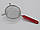 Сито друшляк маленьке кухонне кругле нержавіюча сталь з пластиковою ручкою та двома гачками D 12 cm L 26 cm, фото 2