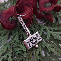 Молот Тора з коловратом Мьельнир MIJOLLNIR Підвіска Амулет, фото 5