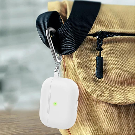 Чохол Soft Case для AirPods 3 (2021) + карабін Antique White, фото 2
