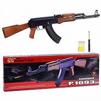 📌 Дитячий пневматичний автомат Калашнікова АК-47, що стріляє пластиковими кульками, метал + пластик P.1093