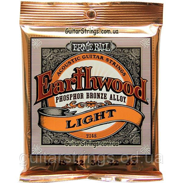 Струни Ernie Ball 2148 Earthwood Phosphor Bronze Light 11-52