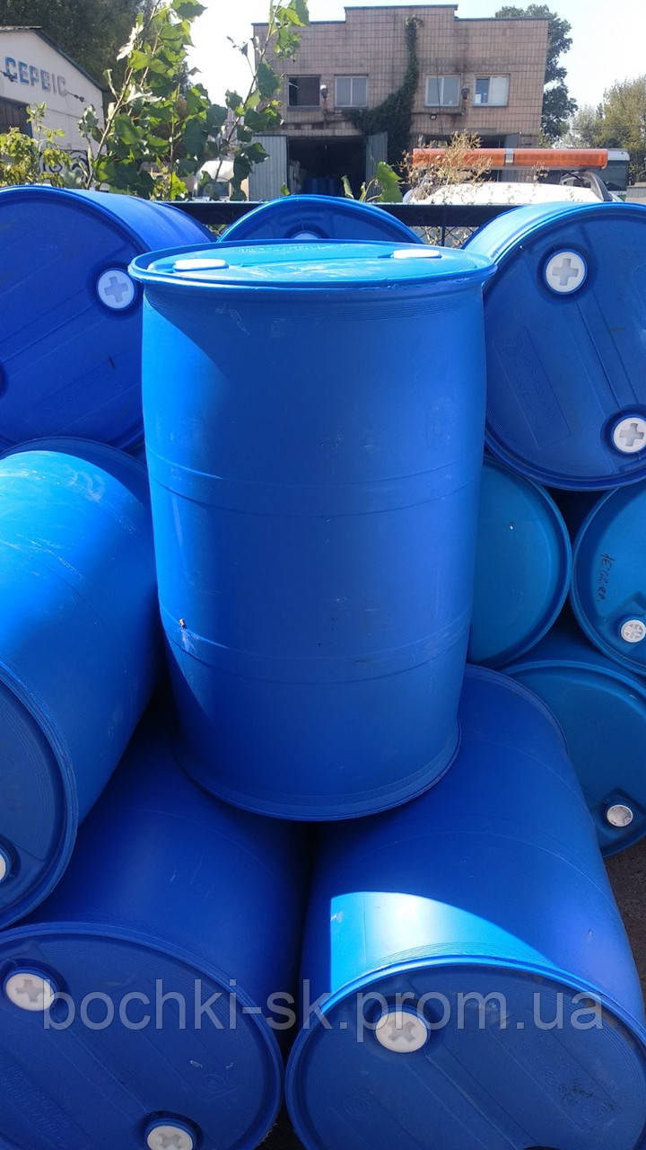 Бочки пластикові 200-227 л б/у чисті, фото 1