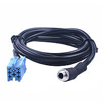 AUX кабель для Blaupunkt Becker Fiat Chevrolet DAF SCANIA IVECO [3,5мм мама]