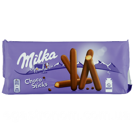 Печиво шоколадні палички Мілка Milka choco sticks 112g 20шт/ящ (Код: 00-00012912)