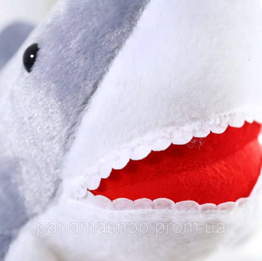 Купить Мягкая игрушка Акула серая 40 см, игрушка подушка для детей и ...