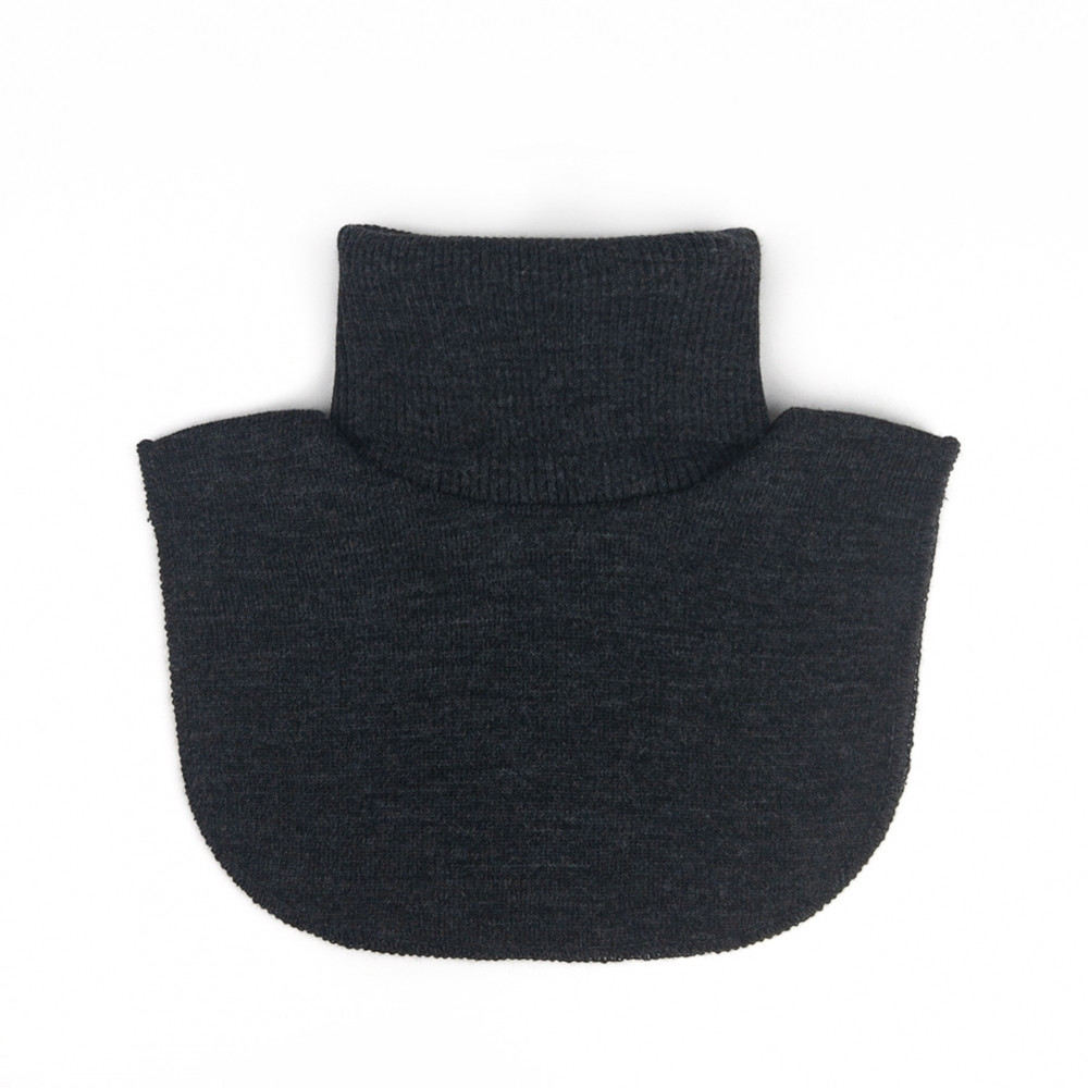 Манишка на шию Luxyart one size для дітей і дорослих темно-сірий (KQ-1003)
