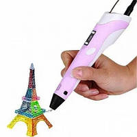 Детская 3D ручка для рисования и создания объемных моделей 3DPen-3 с дисплеем