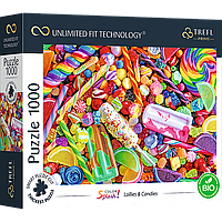 Пазлы Trefl "Леденцы и конфеты" 1000 элементов серии Безграничная коллекция 68х48 см 10701