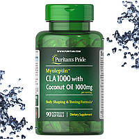 Puritan's Pride CLA 1000 with Coconut Oil 1000 мг на порцію 90 гелевих капсул
