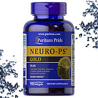 Добавка для мозга Puritan's Pride Neuro-PS Gold plus Neuro-Serine 90 гелевых капсул