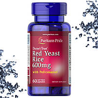 Червоний дріжджовий рис + Полікозанол Puritan's Pride Red Yeast Rice 600 мг with Policosanol 60 капсул