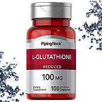 Глютатион Piping Rock L-Glutathione Reduced 100 мг 100 капсул