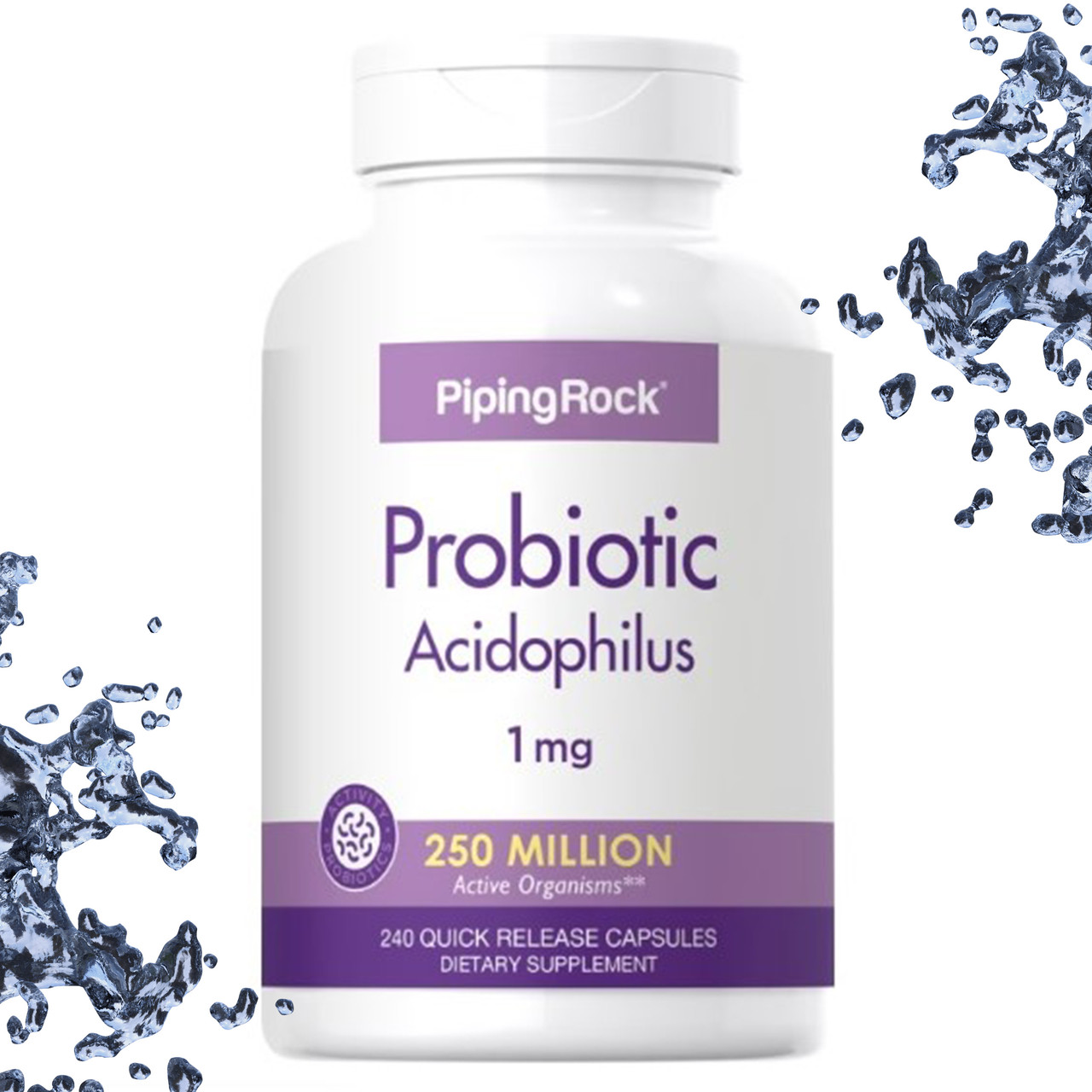 Пробиотик Piping Rock Probiotic Acidophilus 1 mg (250 million Active ...