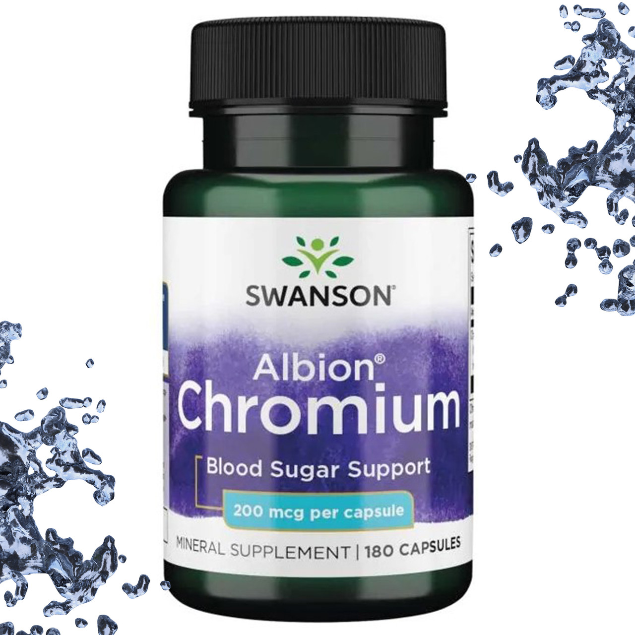Хром Swanson Albion Chromium 200 мкг 180 капсул, фото 1