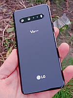 Задняя крышка LG V60 оригинал черная с линзой камеры