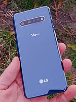 Задня кришка LG V60 оригінал синя з лінзою камери