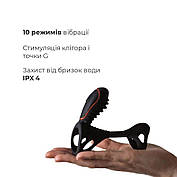 Vibronstat на Adreen Lastic Gladiator з дистанційним керуванням LRS, стимуляція клітора G, 2 двигуни, фото 3