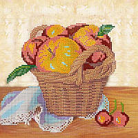 Схема для вишивання бісером на художньому полотні: Літній урожай