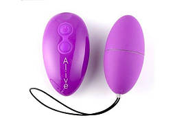 Виброяйцо Alive Magic Egg 2.0 Purple з пультом дистанційного керування, на батарейках