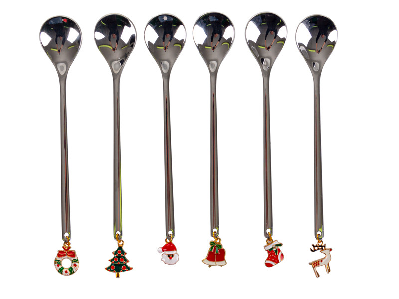 Набір чайних ложок Lefard Різдвяна колекція 13.5 см 985-139