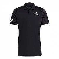 Поло adidas Club 3 Stripe Black/White Доставка з США від 14 днів - Оригинал