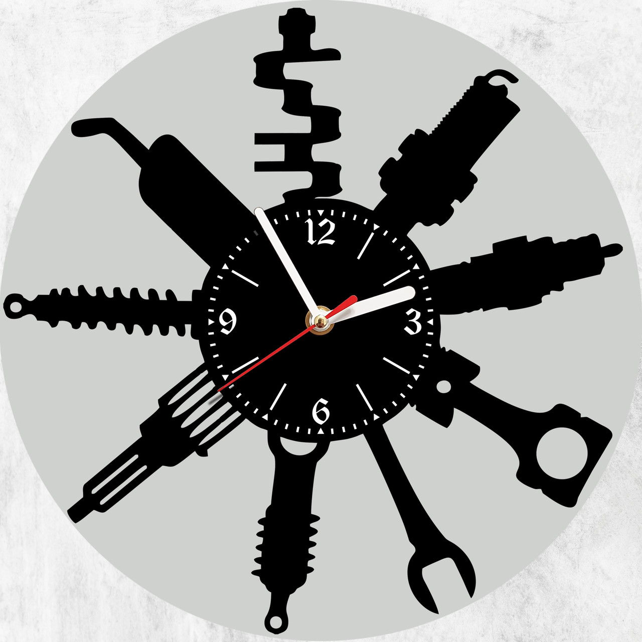 Настенные Часы СТО, Автомастерская, Автосервис, Ремонт Авто, Подарок ...