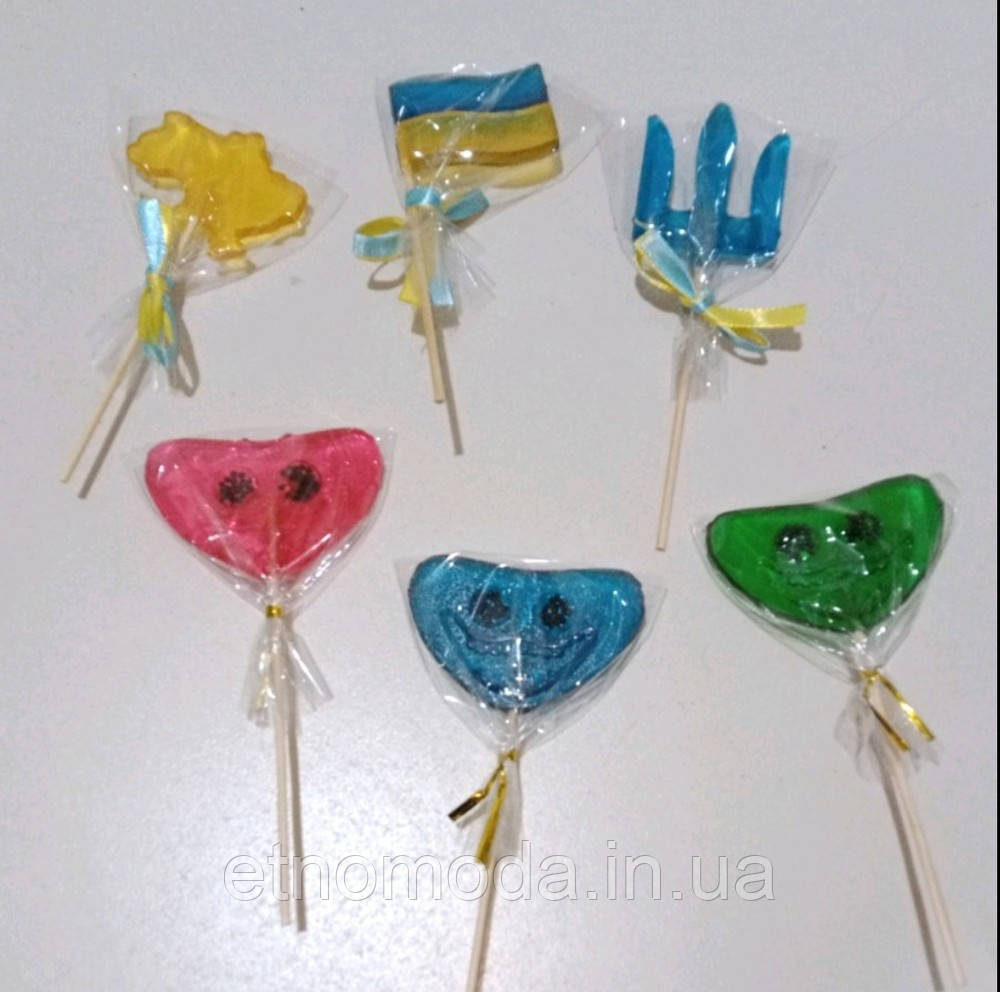 Льодяник без цукру патріотичний, hand made