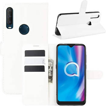 Чохол-книжка Litchie Wallet для Alcatel 1S 2020 (5028Y) White