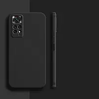 Xiaomi Redmi Note 11 Pro 4G 5G силиконовый чехол микрофибра Black