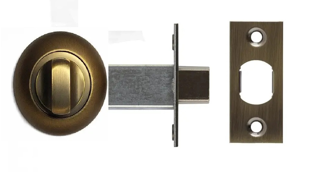 Засувка врізна антична бронза кругла