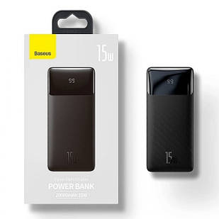 Powerbank Baseus 20000Mah 15W Чорний (black)
