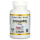 California Gold Nutrition, AstaLif®, чистий ісландський астаксантин, 12 мг, 120 вегетаріанських капсул