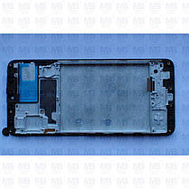 Дисплей із сенсором Samsung А225 Galaxy А22 OLED Black у зборі з рамкою!, фото 4