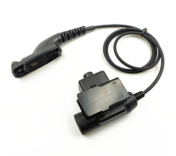 PTT тангента адаптер перехідник U94 Military Adapter TP-120 на активні навушники для рації Motorola DP-4400/4600/4800