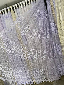 Тюль фатинова корд заввишки 2,8 м. (біла)