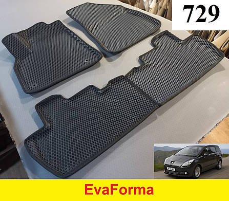 3D килимки EvaForma на Peugeot 5008 I '09-17, 3D килимки EVA, фото 1