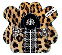 Формы для наращивания ногтей в рулоне ,формы для наращивания Леопард Leopard global fashion ,300 шт