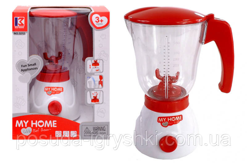 Блендер озвучений з підсвіткою в коробці 3212 р.17*11*23см., фото 1